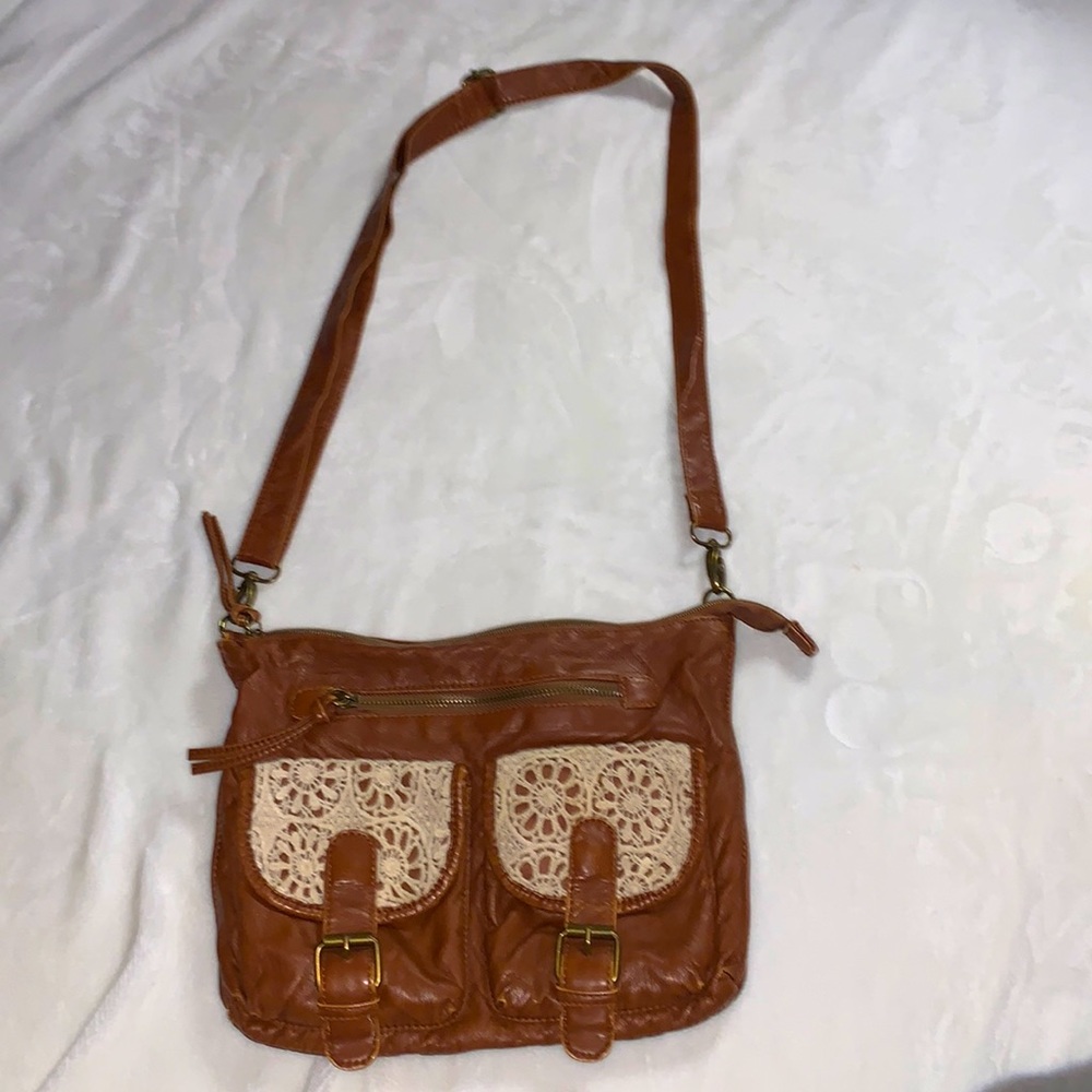 Brown Leather Purse. Small/Medium Size.